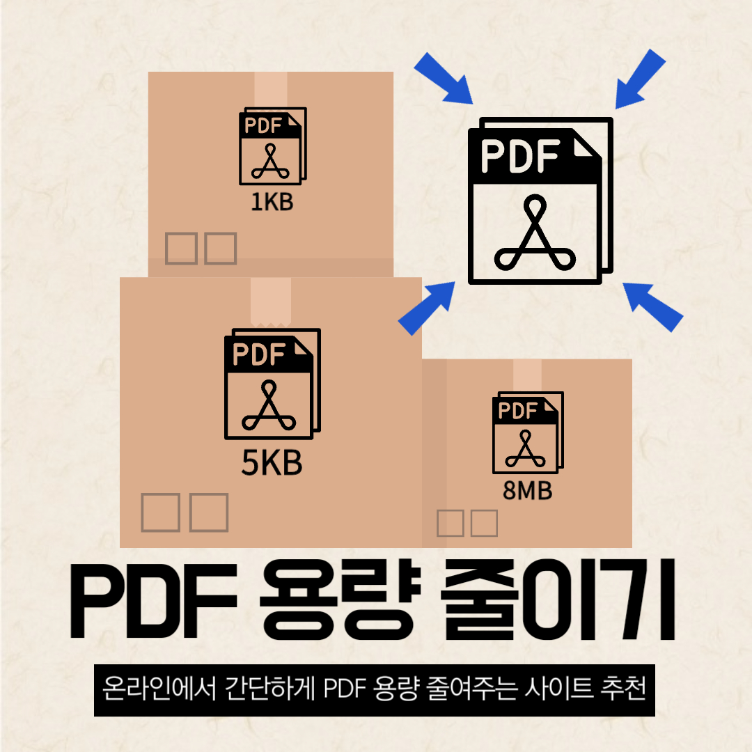 PDF 용량 줄이기